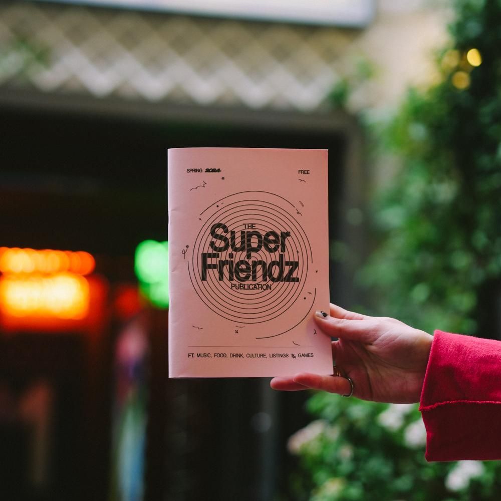 New @superfriendzlds mag just dropped! Grab your free copy from inside the venue for interviews, event listings and games 📖
