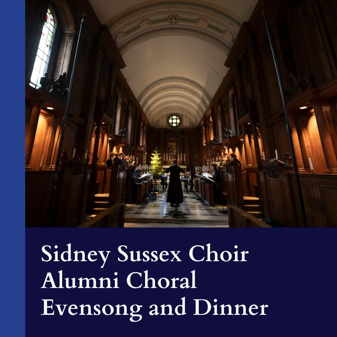 We are delighted to invite Sidney Sussex Choir alumni and their guests to join the current Choir for our annual Alumni Choral Evensong and Dinner on Saturday 27 April 2024. For more details and to book: buff.ly/3vmMLlF