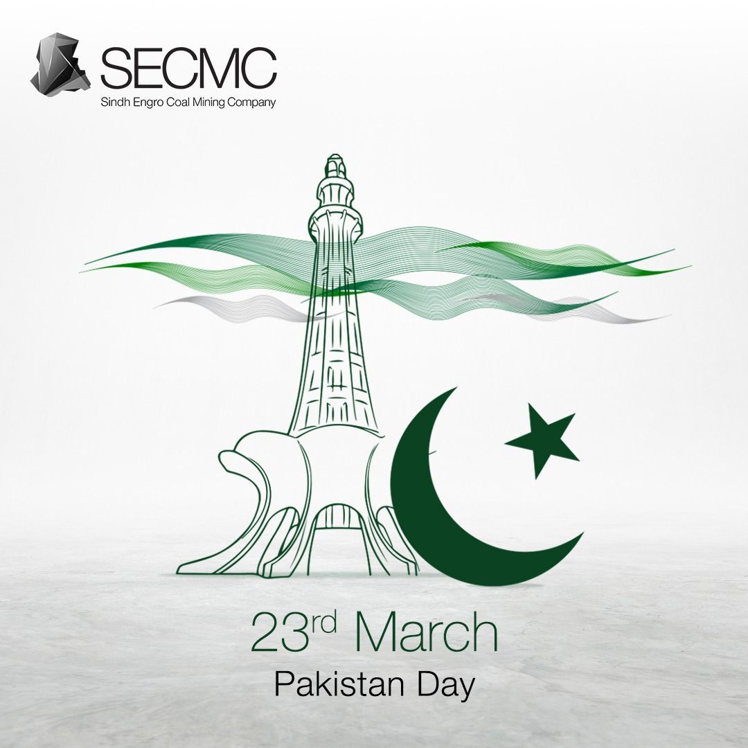 Happy Pakistan Day! 
While remembering the past, lets focus on energizing the future of our beautiful country. 

#SECMC #GameChanger #TharCoal #PakistanDay