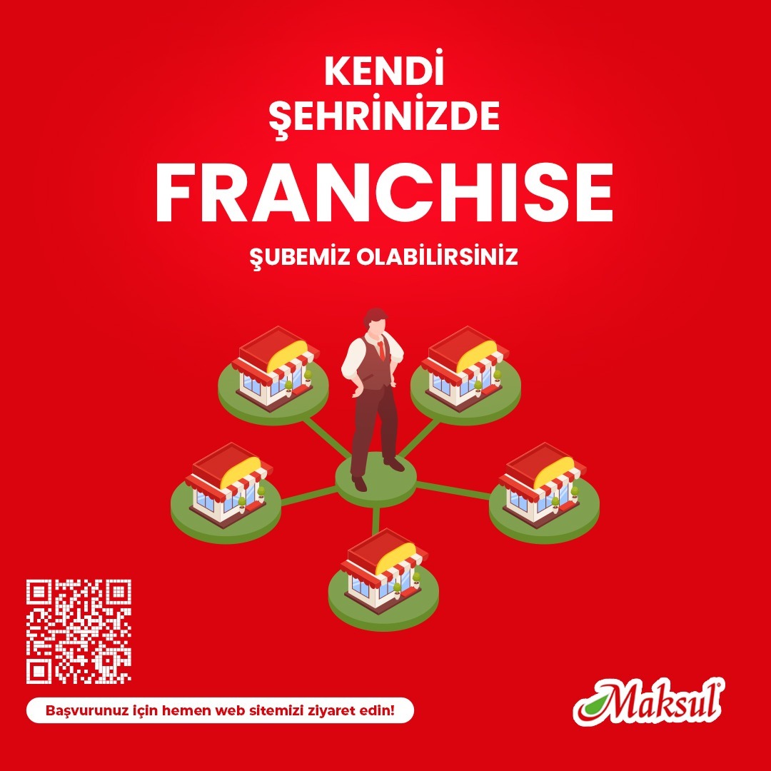📍✨ Kendi şehrinizde bir Maksul Kuruyemiş franchising fırsatını yakalayın! Hayalinizdeki işi kurma ve Maksul ailesinin bir parçası olma şansını kaçırmayın. Şehrinizde lezzet ve kalitenin adresi olun!  Detaylar ve başvuru için hemen web sitemizi ziyaret edin.