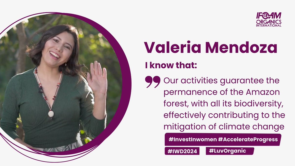 Listen to Valeria here ➡️ youtube.com/watch?v=pFn9OA… #InvestInWomen #AccelerateProgress #IWD2024 #LuvOrganic
