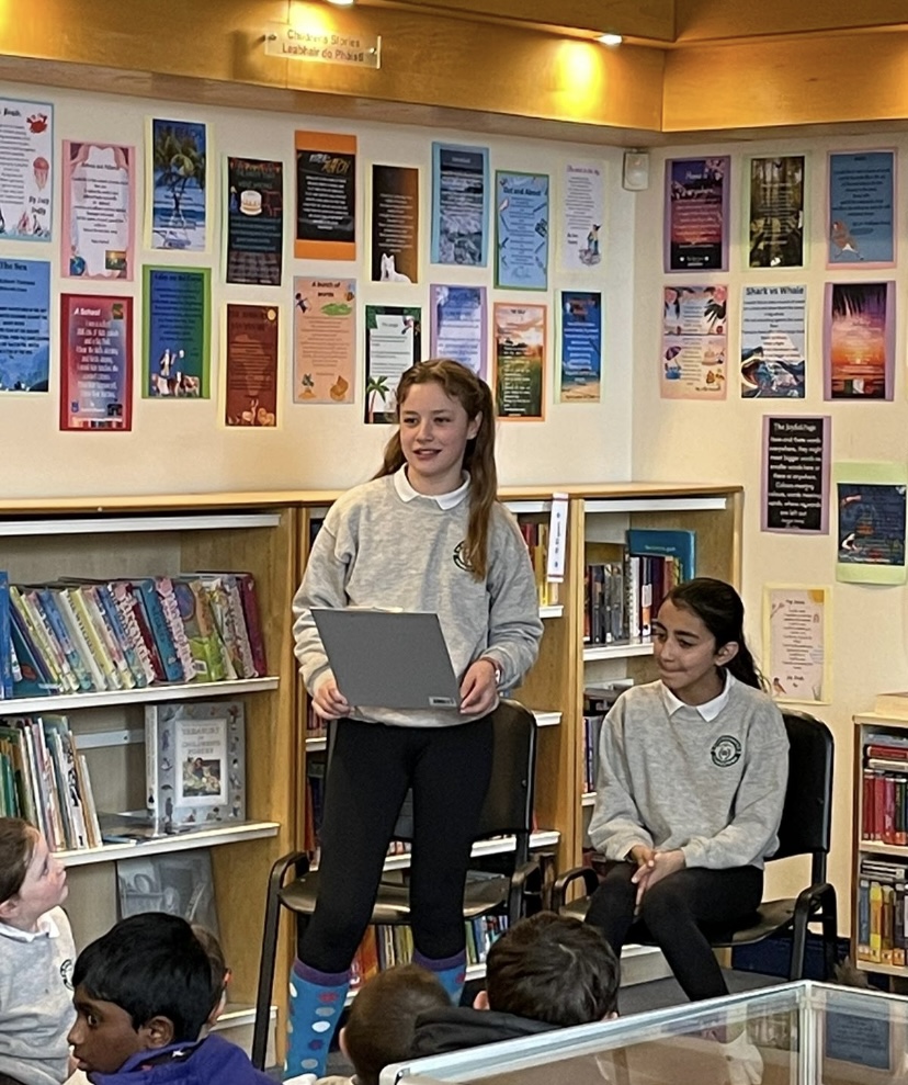 Our senior students have been taken part in a Poetry writing and Digital Creativity initiative. On World Poetry Day the students proudly showcased and recited their poems for the junior classes. 'The Crown of Literature is Poetry'.