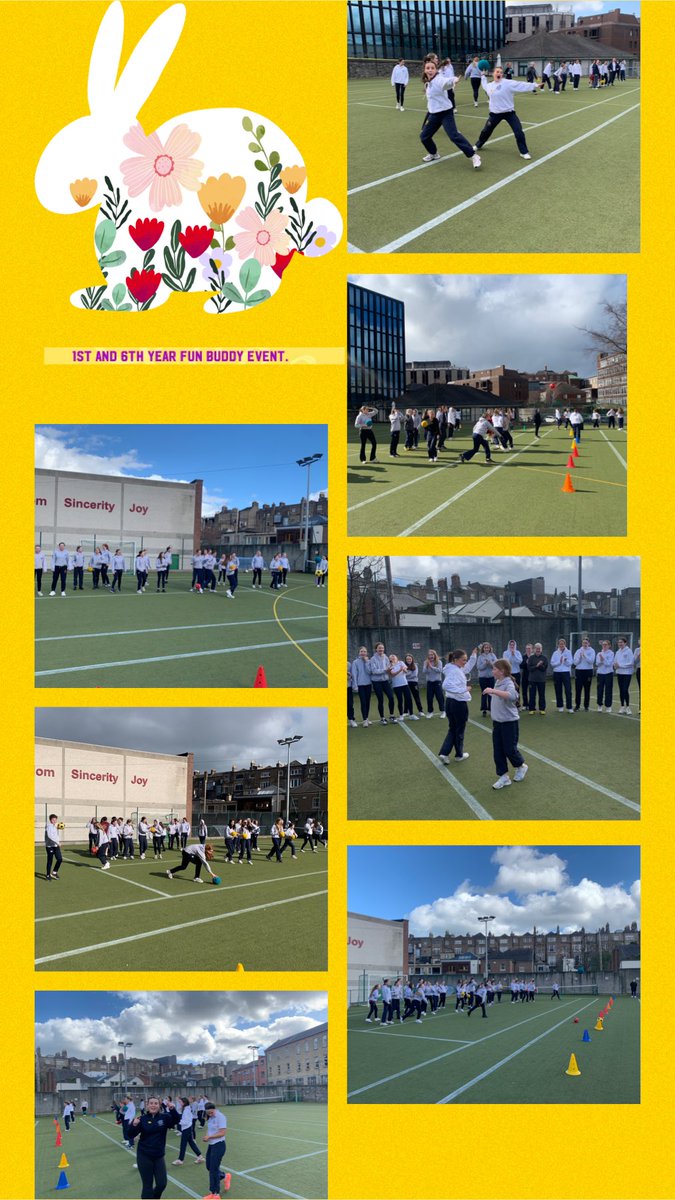 1st and 6th Year Fun Buddy event for Easter. 🐣🐣🐣