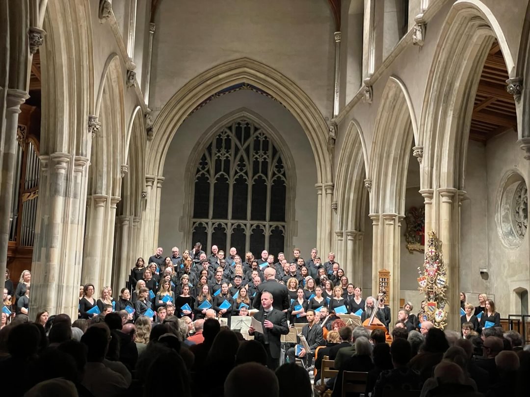 Emotionally drained and exhilarated in equal parts after last night's St John Passion @stgilescg under the brilliant direction of Mark Williams. @mtwoxford. Huge thanks to our soloists, and to all who joined us in the audience.