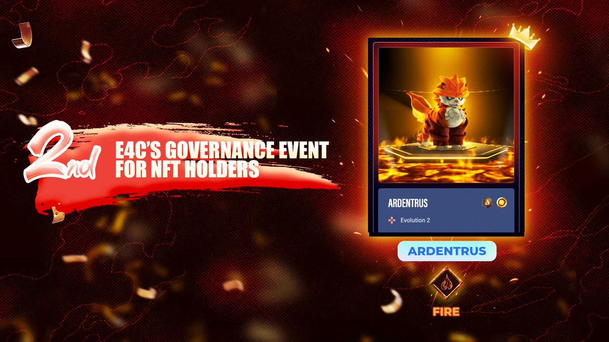 A heartfelt thank you to all Saviors who actively participated in 2nd NFT Governance Vote & $E4C Airdrop! 🔥 Fire #Pixelmon has been chosen as the most anticipated member of the #E4Cverse. Rewards have been airdropped to participating accounts by 9am on March 22nd. Kindly check…
