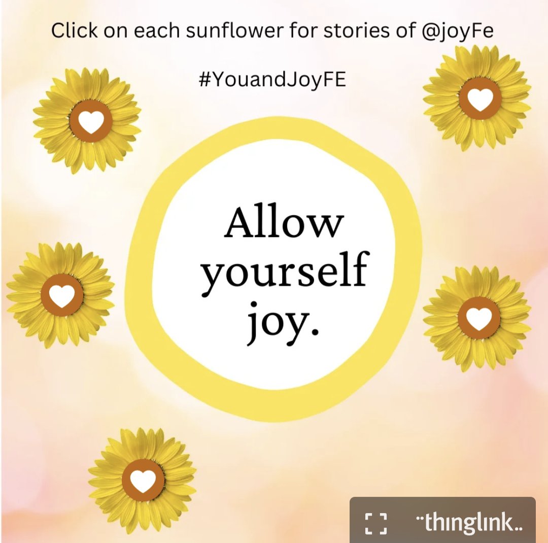 Happy 4th birthday @JoyfulFE To mark this fabulous day the interactive has been created to share stories of how @JoyfulFE has touched people, click on the link, to take you to the page, thinglink.com/scene/18269588…