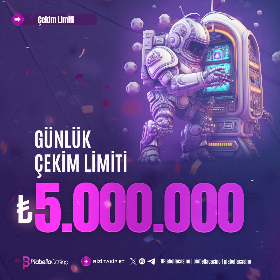 👑 Günlük 5.000.000 ₺ Çekim Limitiyle Kendini Güvende Hisset !

🏆En Yüksek Oranlar ve En Avantajlı Bonuslara Sahip Olmak İçin #PiaBellaCasino !

◀️ PiaBellaCasino Güncel Adresine Ulaşmak İçin Tıklayınız (redpia.link/?y=Twitter) ! 

#PiaBellaCasino Bol Şanslar Diler.