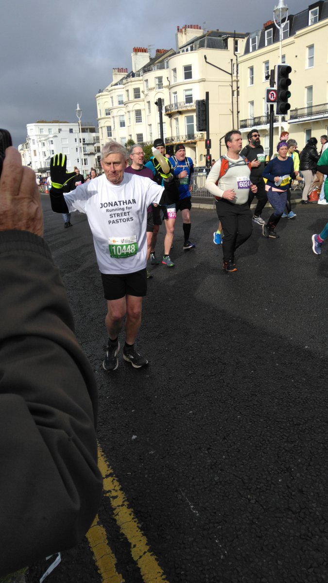 Jonathan Leeson successfully completed the  Brighton Half Marathon for  Street Pastors. You can still  support his fundraising effort  to raise £50.000 by donating at the site linked below: justgiving.com/campaign/jonat…