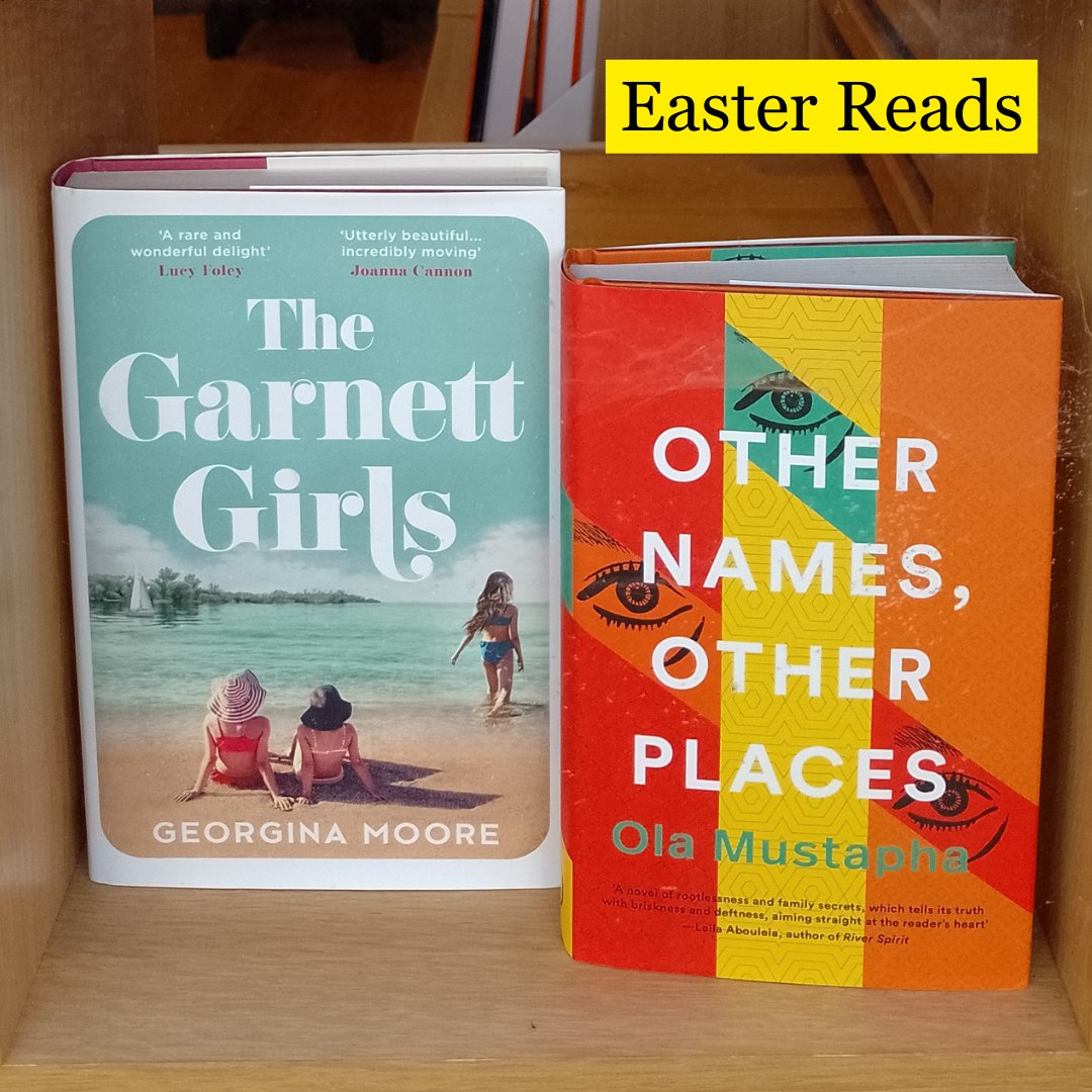 🐣 Happy #EasterReads! 🐣 If you can read over the holiday, we'd recommend these 2 wonderful authors from Readers' Day last year: 📘 'The Garnett Girls' - Georgina Moore 📙 'Other Names, Other Places' - Ola Mustapha If you've read either of these (or both!), let us know. 🤓