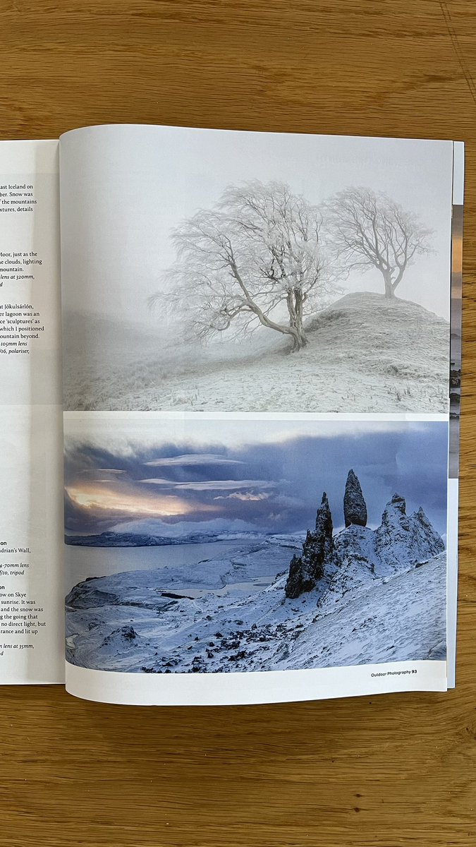 It’s great to get one of my winter shots of the Old Man of Storr in the latest issue of @OPOTY, and I also get to share the page with @o__Anita__o 😁