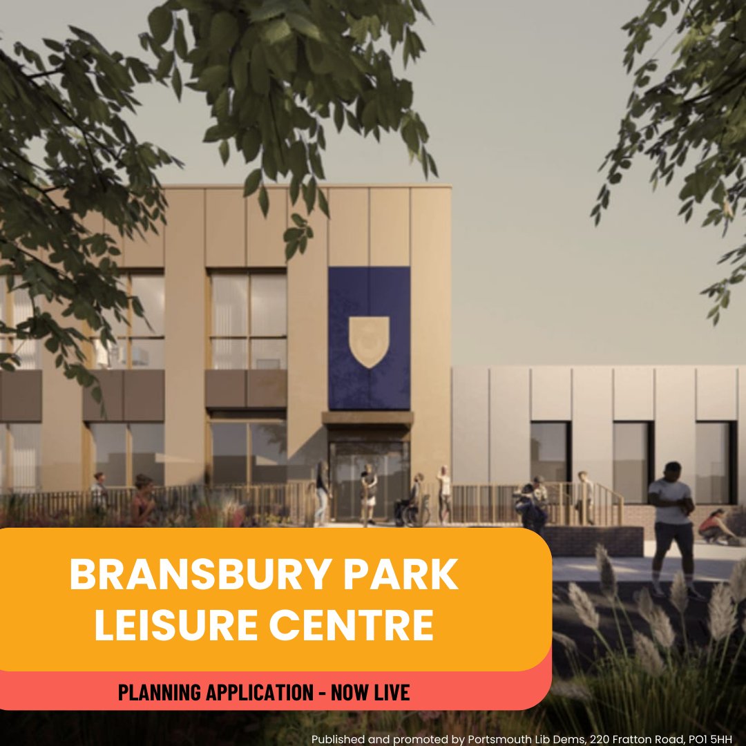 The Lib Dem-led council is supporting this much needed leisure centre which includes: 🏊‍♀️2 swimming pools, gym, other sports areas and café 🏥A new GP surgery 💡Play areas, car park and lighting Support Bransbury Leisure Centre, sign the petition 👇 portsmouthlibdems.org.uk/bransbury-pool