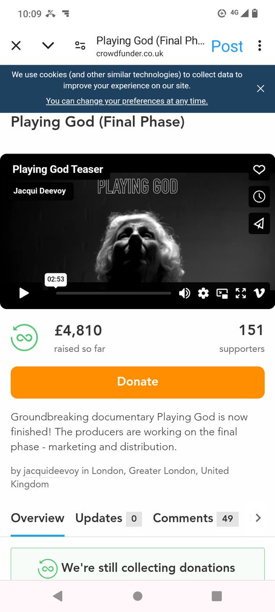 JustAwfulAseem's tweet photo. @JacquiDeevoy1 Indeed. Says the woman with the crowdfunder https://t.co/5uPistd5tx