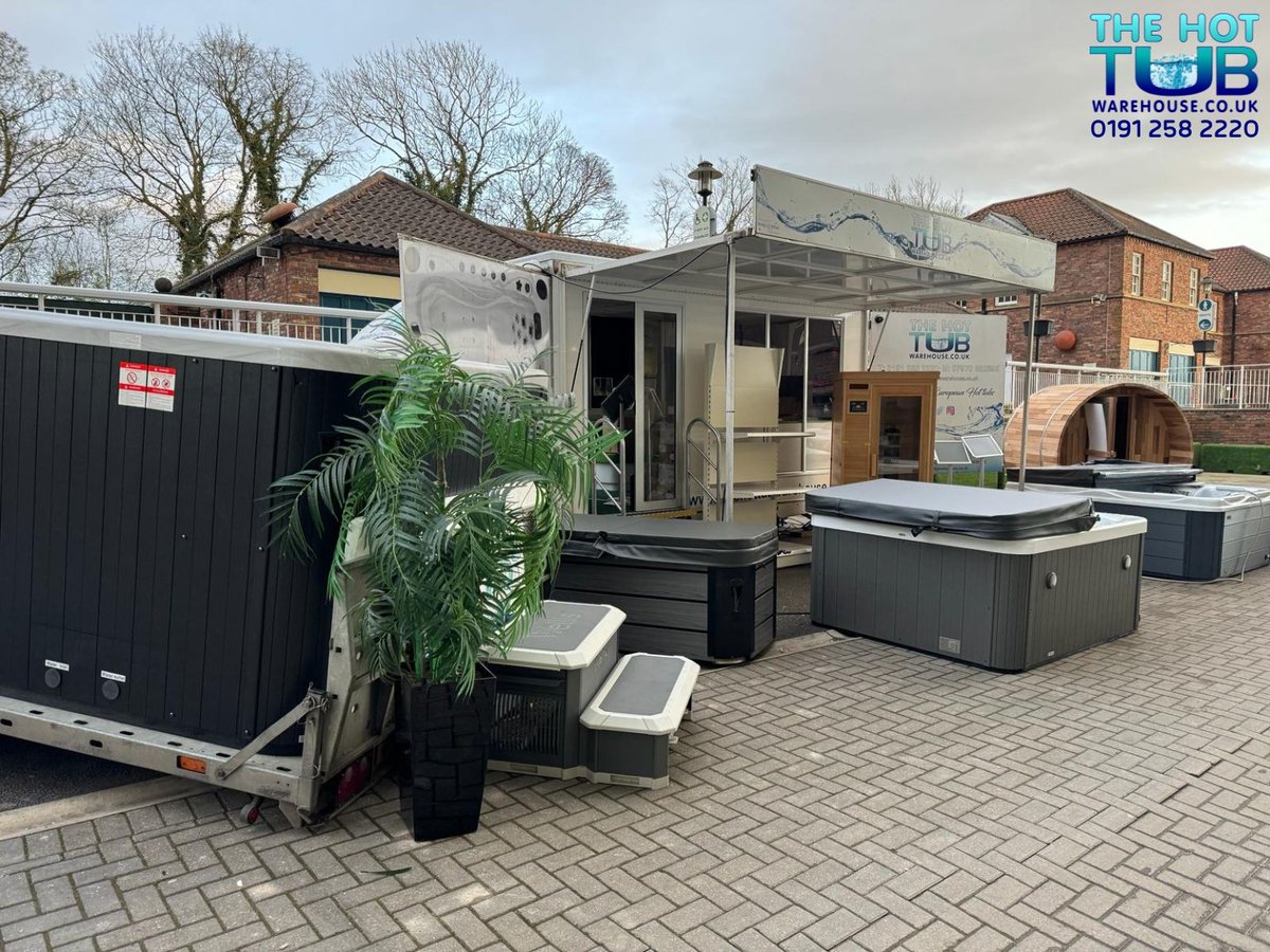 thehottubguys's tweet photo. Never seen a Swim Spa in person? If you're at the @living_north event at York Racecourse this weekend, come and see us and check out our hot tubs and swim spas! #TheHotTubWarehouse #HotTubs #SwimSpas #LivingNorth https://t.co/eHK6wCWBjE