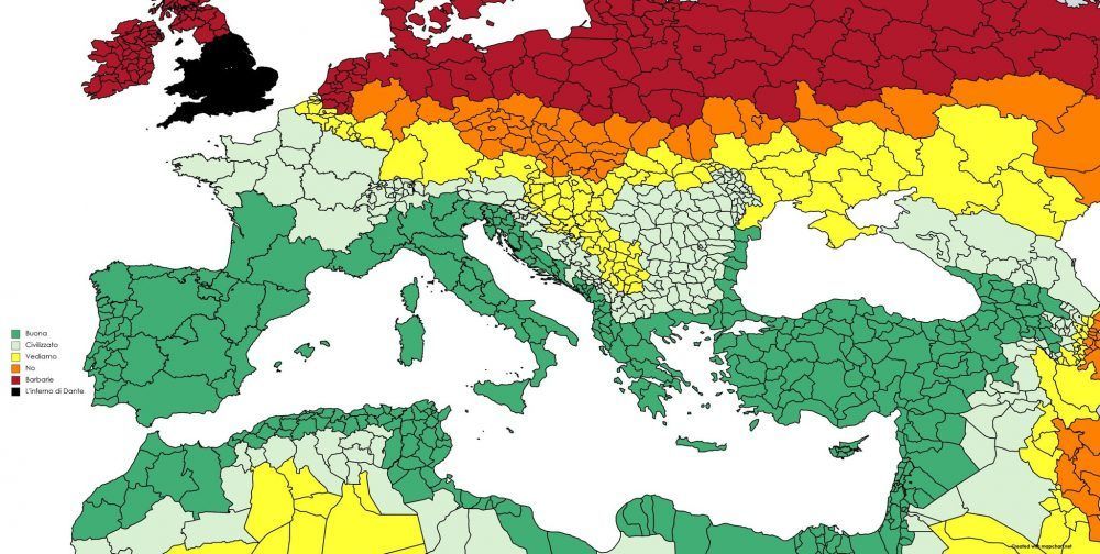 forocoches's tweet photo. ¿Estás de acuerdo con este MAPA CULINARIO según los ITALIANOS? 
https://t.co/1JhgUx6swV https://t.co/5O8YryyHul