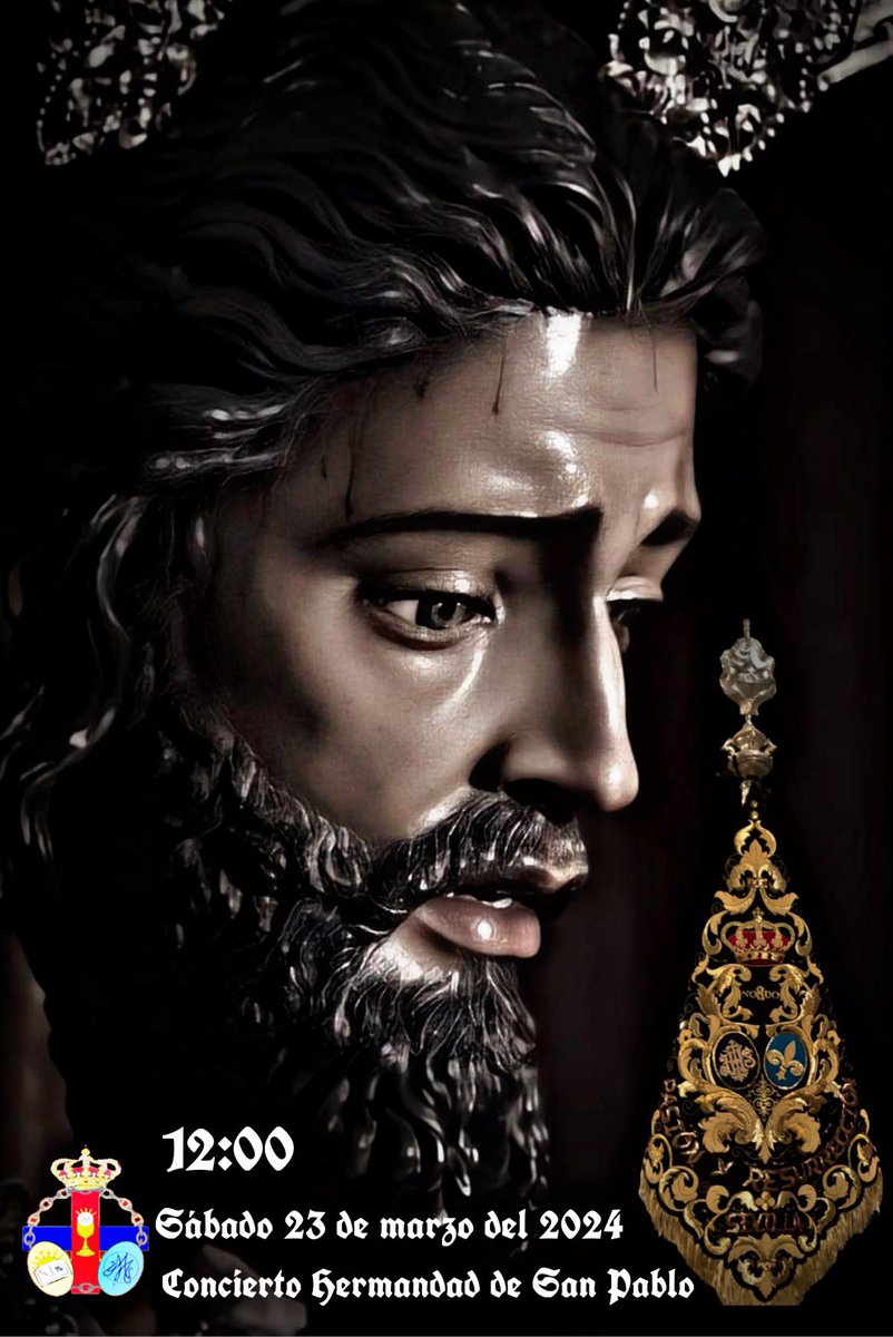 Hoy ofreceremos un concierto de marchas procesionales en nuestra querida <a href="/hdad_sanpablo/">Hermandad San Pablo</a> ,a partir de las 12:00 en la Parroquia de San Ignacio de Loyola.