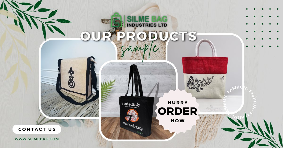 𝗔𝘁𝘁𝗲𝗻𝘁𝗶𝗼𝗻 𝗕𝘂𝘀𝗶𝗻𝗲𝘀𝘀𝗲𝘀 𝗟𝗼𝗼𝗸𝗶𝗻𝗴 𝗳𝗼𝗿 𝗛𝗶𝗴𝗵-𝗤𝘂𝗮𝗹𝗶𝘁𝘆 𝗕𝗮𝗴𝘀 & 𝗞𝗶𝘁𝗰𝗵𝗲𝗻𝘄𝗮𝗿𝗲!
Silme Bag Industries Ltd., a leading manufacturer of eco-friendly & reusable bags, is seeking partnerships!
+8801974446003, sales@silmebag.com
#EcoFriendlyBags