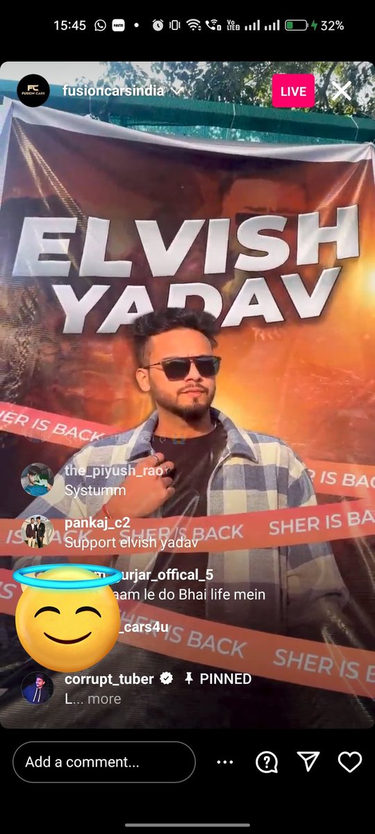 ELVISH RETURNS IN GLORY 

Shar is back 😎