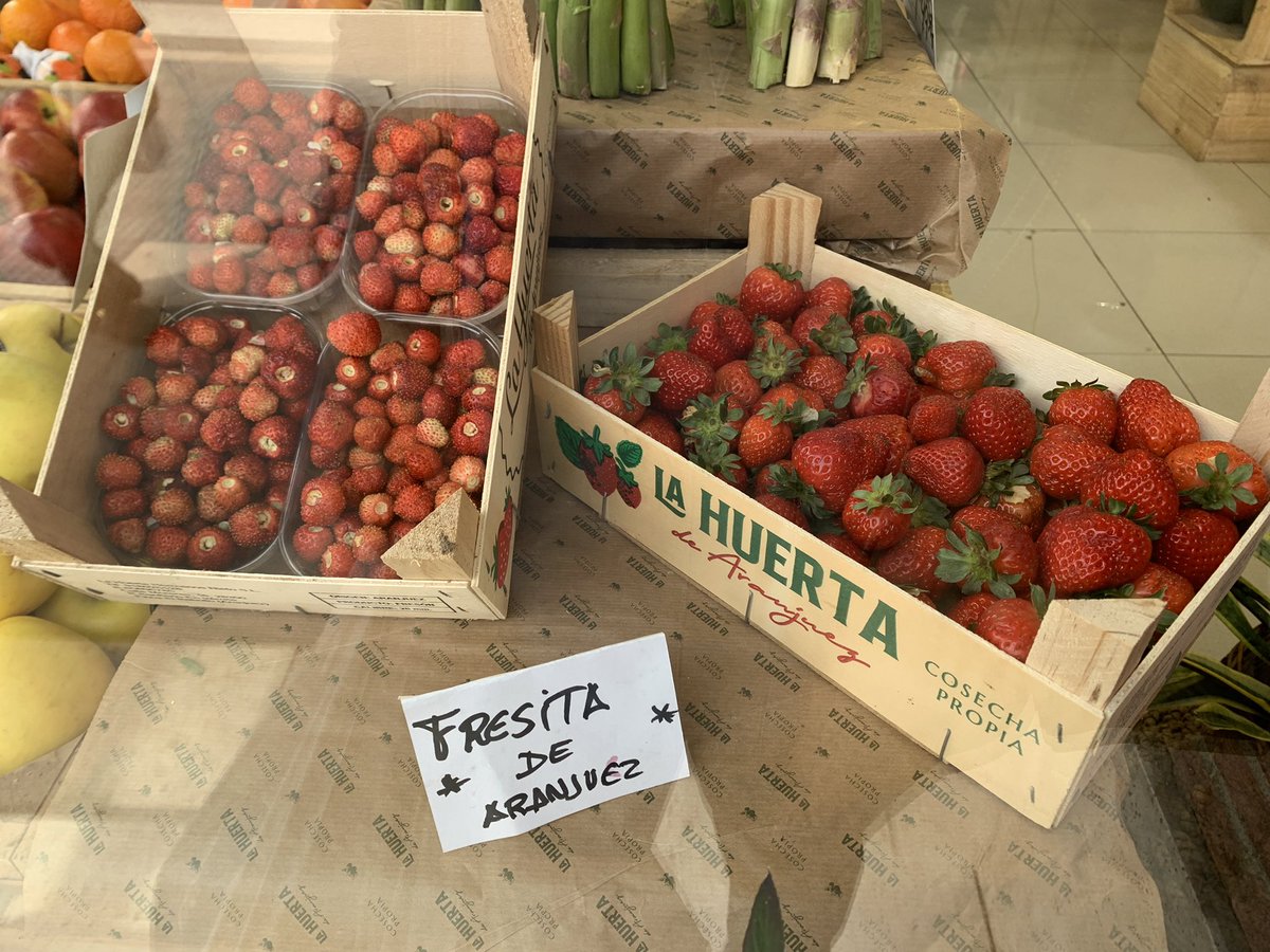 Fresita de Aranjuez.Cada año antes.#CambioClimatico