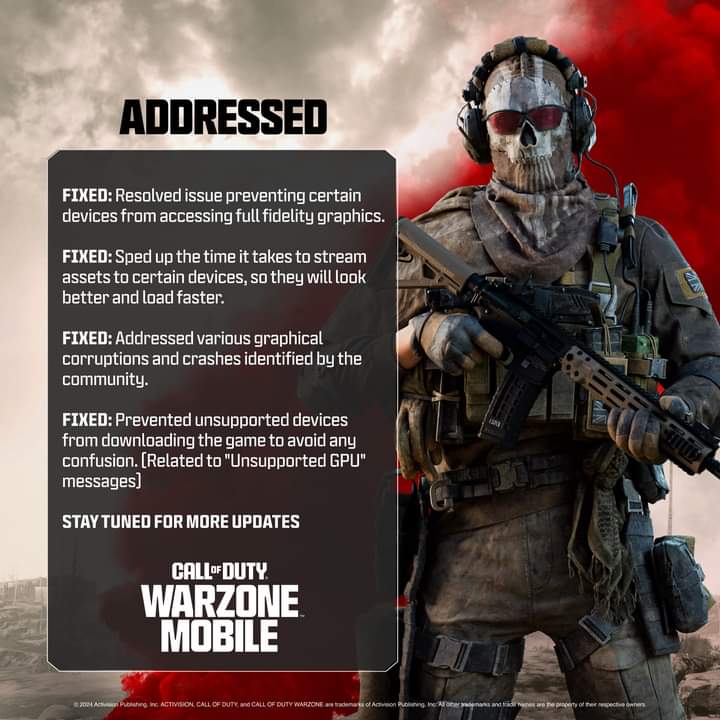 CODWz Update for Android Players 😐🧸