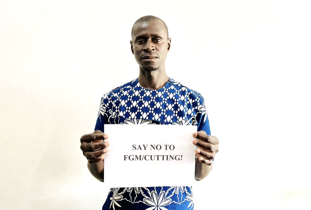 Let’s break the cycle of FGM/C in The Gambia, by collectively saying NO to the practice. 

Say NO NOW and protect the next generation of girls from the horrors of FGM/C!

#EndFGM220 
#EndNow 
#menAgainstFGM