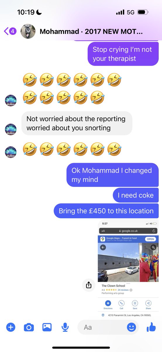 r_yaz98's tweet photo. Average Marketplace interaction when trying to sell my moped last year https://t.co/O5cWVnEG0H