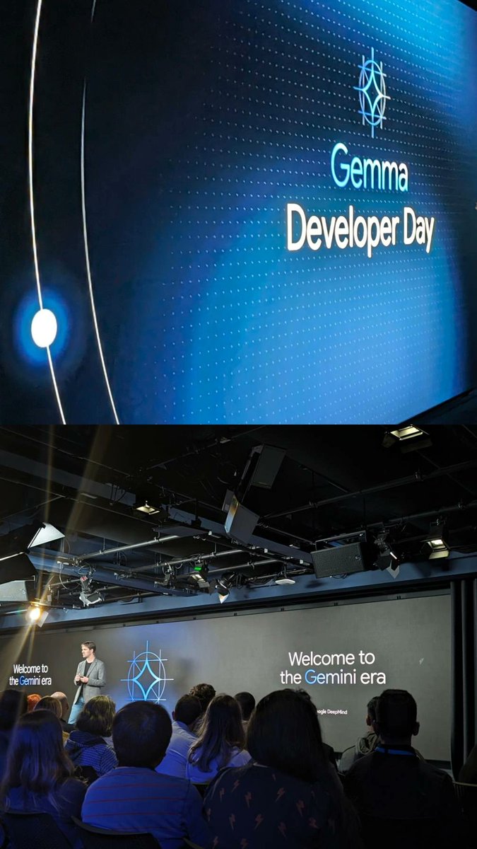 maralsprofile's tweet photo. The buzz around Gemma is real, and the recent event in London by @GoogleAI only solidified its potential. It was a showcase of innovation and collaboration, bringing together minds from @GoogleDeepMind, @kaggle, @nvidia, @huggingface, and more. https://t.co/t5KwxWECmx
