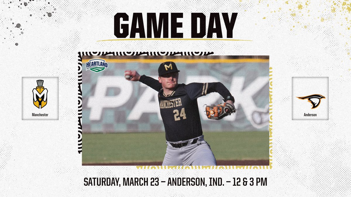 BASE: The Spartans return to the field TODAY as they open HCAC play with a doubleheader against the Ravens! First pitch is scheduled for noon at Anderson University. 

Live stats: bit.ly/3ILR4u2

#MUSpartans | #SpartanPride