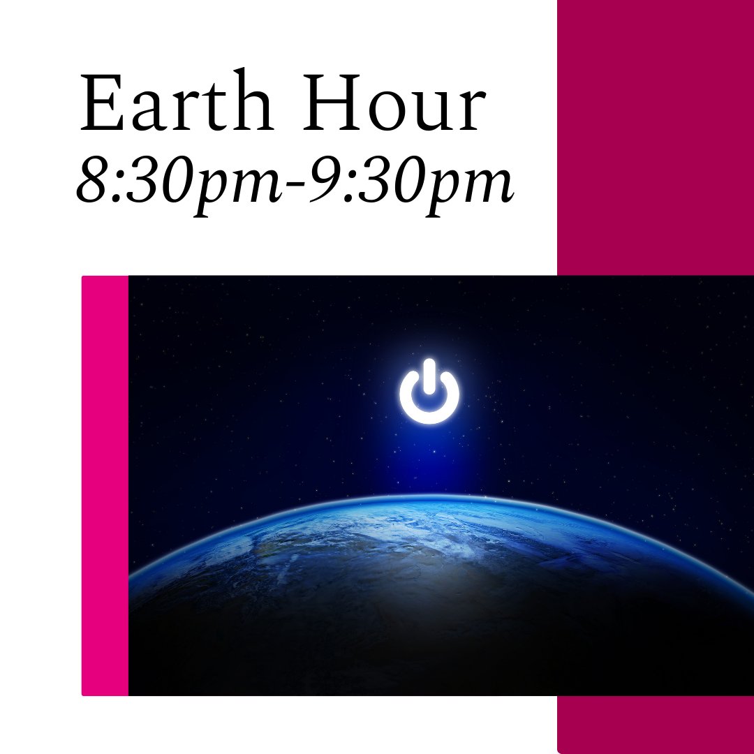 uniofgalway's tweet image. This #EarthHour, let&apos;s unite for our planet!

At 8:30 PM, switch off your lights and stand with millions in a global commitment to a brighter, more sustainable future.

Every action counts!

#UniversityOfGalway #ForYouForTomorrow #SDGsIRL #SwitchOff #ClimateAction #ReduceYourUse