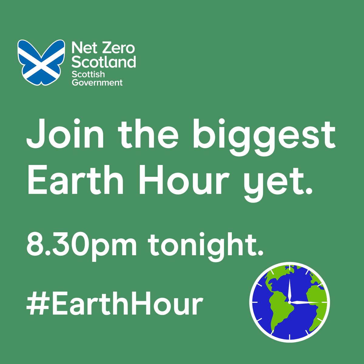 Lights low, spirits high. Join us for Earth Hour at 8.30pm tonight as we come together to embrace change and show our commitment to protecting the planet. 🌍 Together, we have the power to make a difference. 💪 #EarthHour #LetsDoNetZero #EmbraceChange