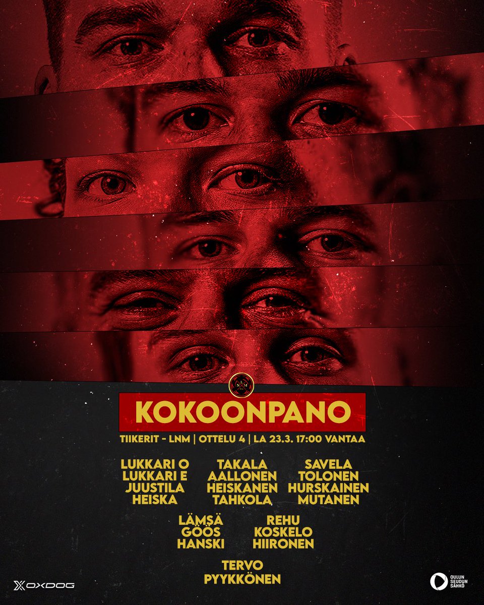 Niittarit neljänteen otteluun. 💪

Tulos tai ulos. Voitolla jatketaan huomenna Krankalla.

Illan ottelu alkaa klo 17:00, lähetyksen näet Ruudusta! 📺

#niittarit #inssidivari #oxdog #salibandy #visitliminka