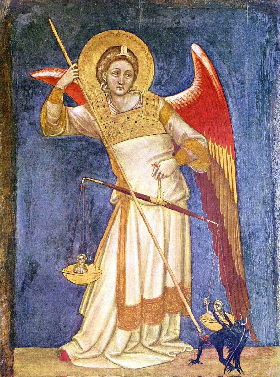 Guariento di Arpo (1310-70)
Archangel Michael Weighing Souls and Defeating Satan