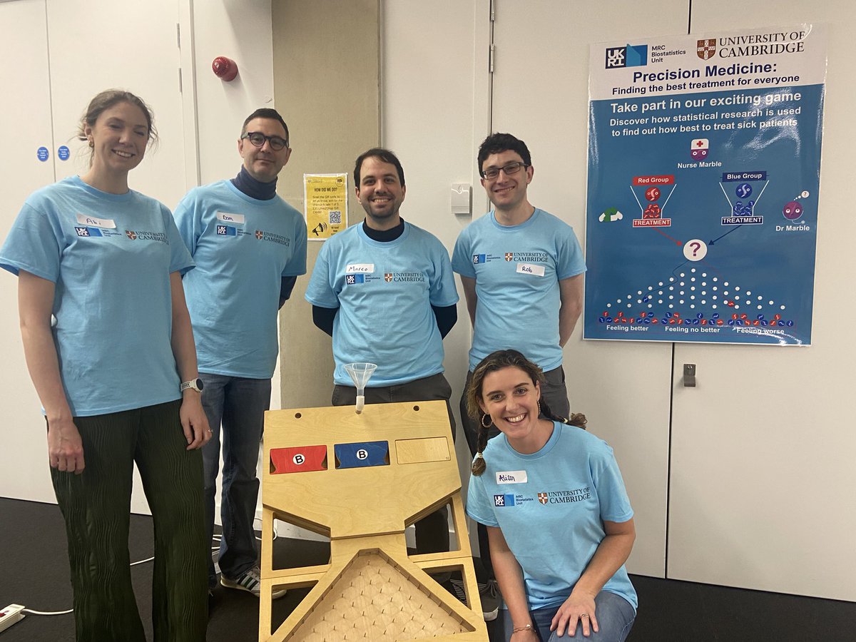 MRC_BSU's tweet photo. We are ready for having fun with statistics at @Cambridge_Fest - at New Museums Site, today and tomorrow.
#funwithstatistics #STEM https://t.co/HViunSGzix