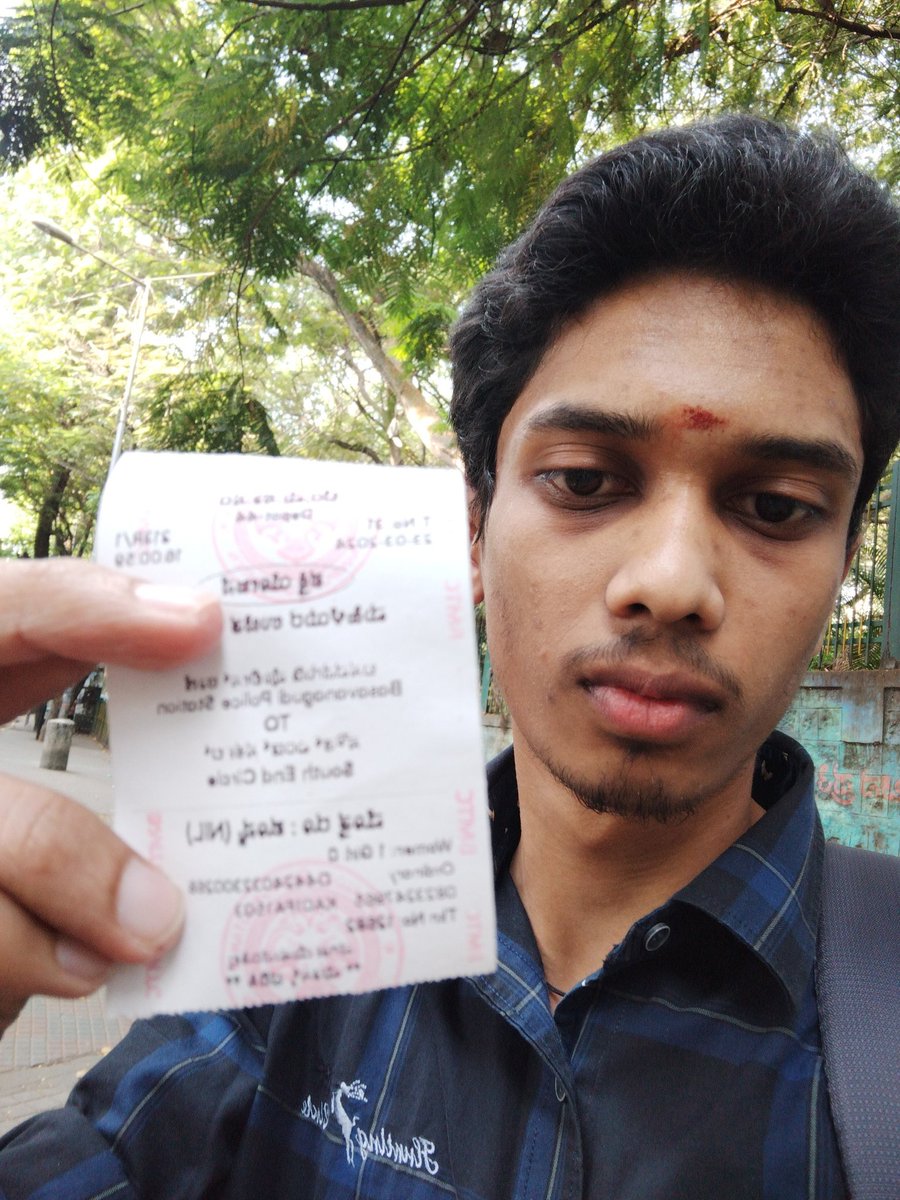 <a href="/BMTC_BENGALURU/">BMTC</a> <a href="/BBPVedike/">Bus Prayanikara Vedike</a> <a href="/FriendsofBMTC/">Friends Of BMTC</a> 
Was issued a "women's" ticket today for my journey from 'Makkala Koota' to 'South End Circle', paid ₹10 and didn't get a ticket at first. Upon requesting twice, he gave me this while deboarding.