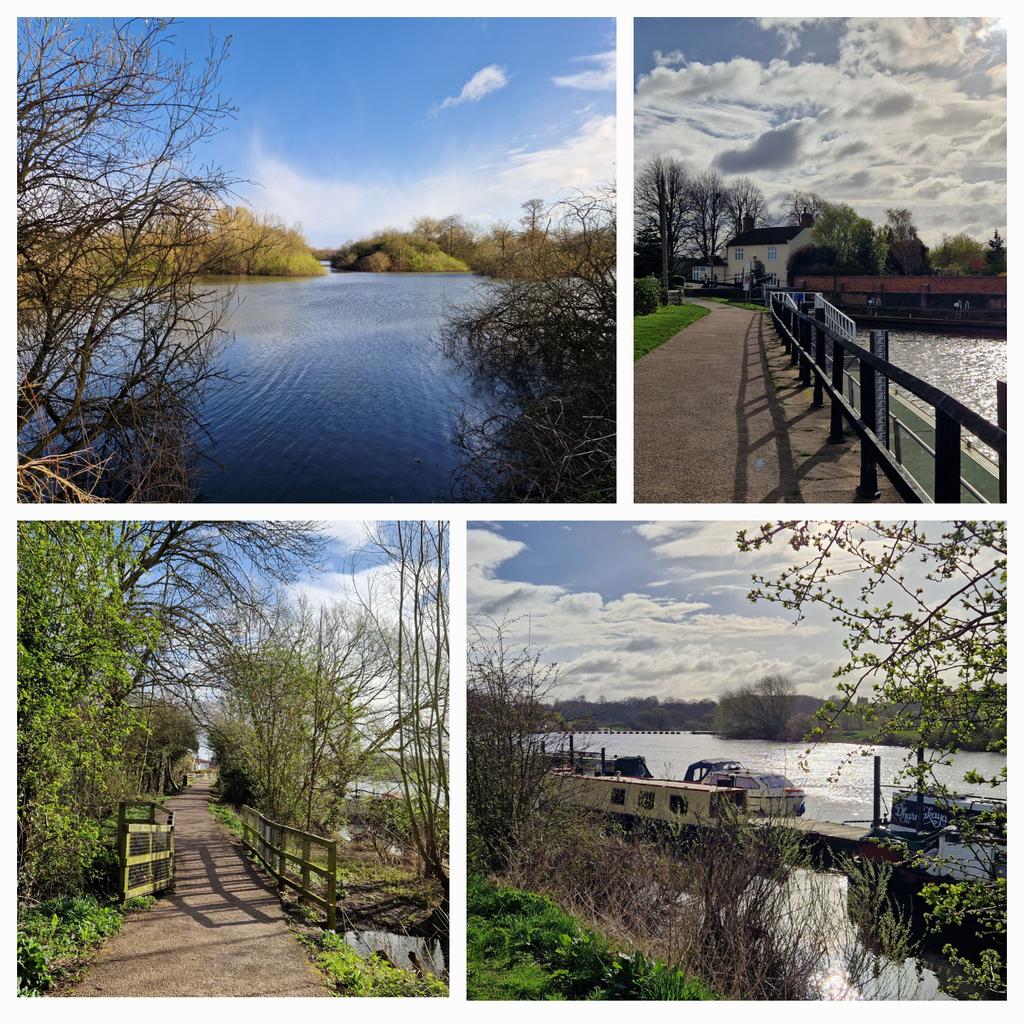 The forecast says that there's rain coming, so taken advantage of the morning sunshine to head down through @AttenboroughNR to the Trent - hope your weekend is going well!