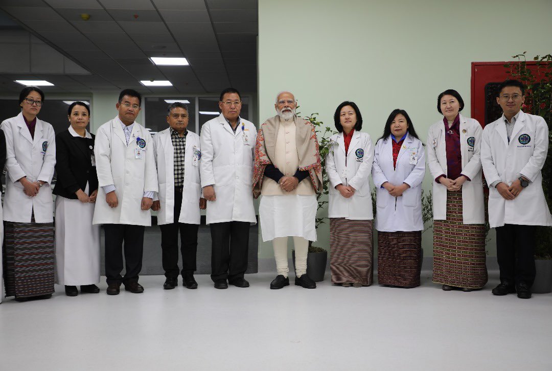 The Jetsun Pema Mother and Child Hospital: Prime Minister @narendramodi Ji inaugurated this precious 150-bedded gift from the government and people of India to the people of Bhutan, our mothers and children.