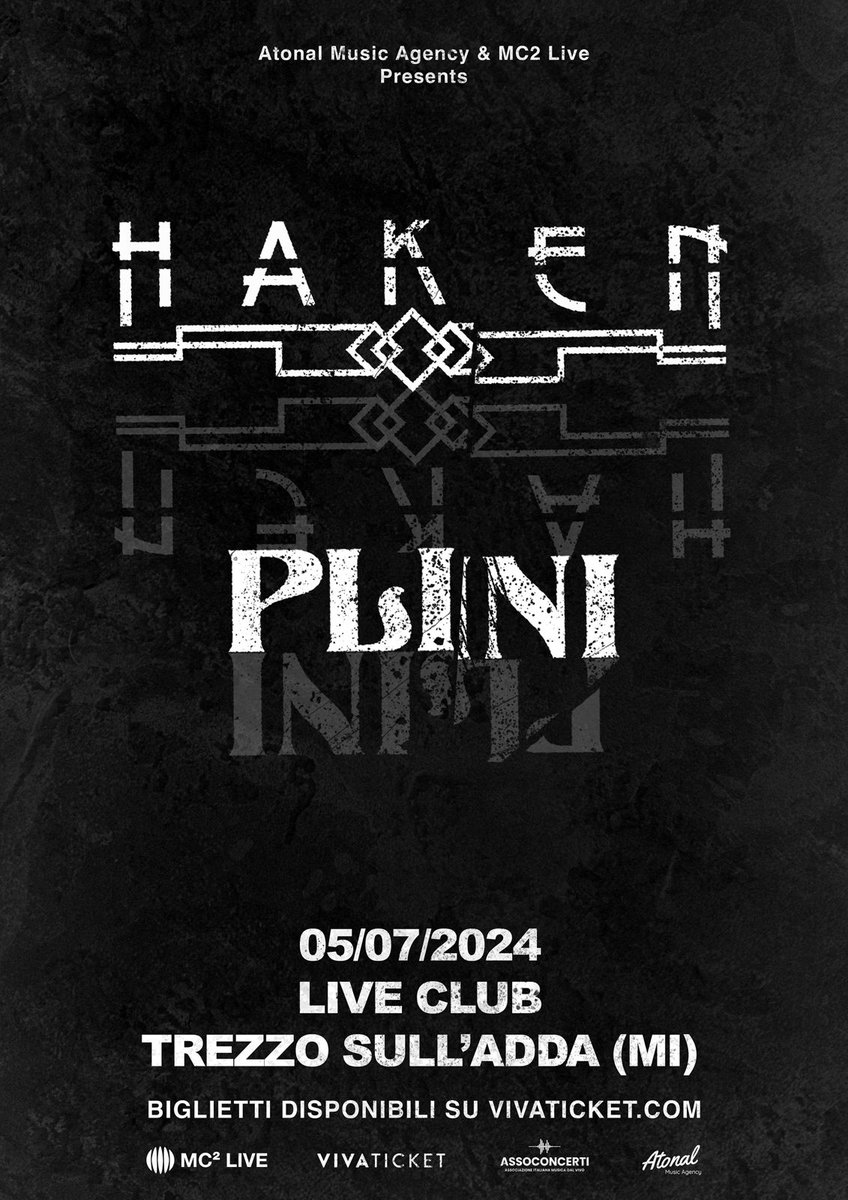 MILAN! 🇮🇹 We'll see you this summer playing a special show with our friend @plinirh. We can't WAIT to rock with you 🤘🏻 Tickets: vivaticket.com/it/ticket/hake…