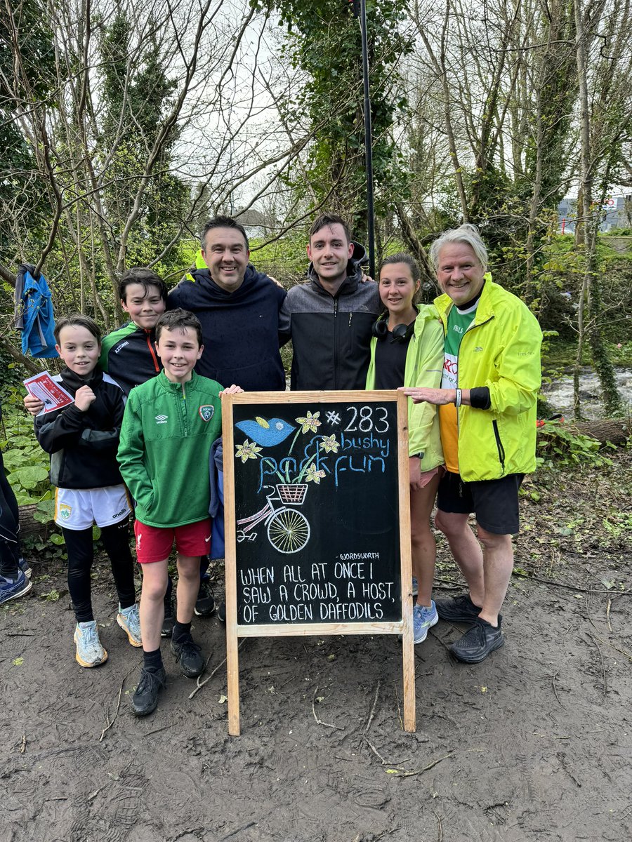 Three generations of Gilligan at @BushyDUBparkrun today - so great to be back! Thanks to organisers, volunteers & participants for making this great social enterprise possible!