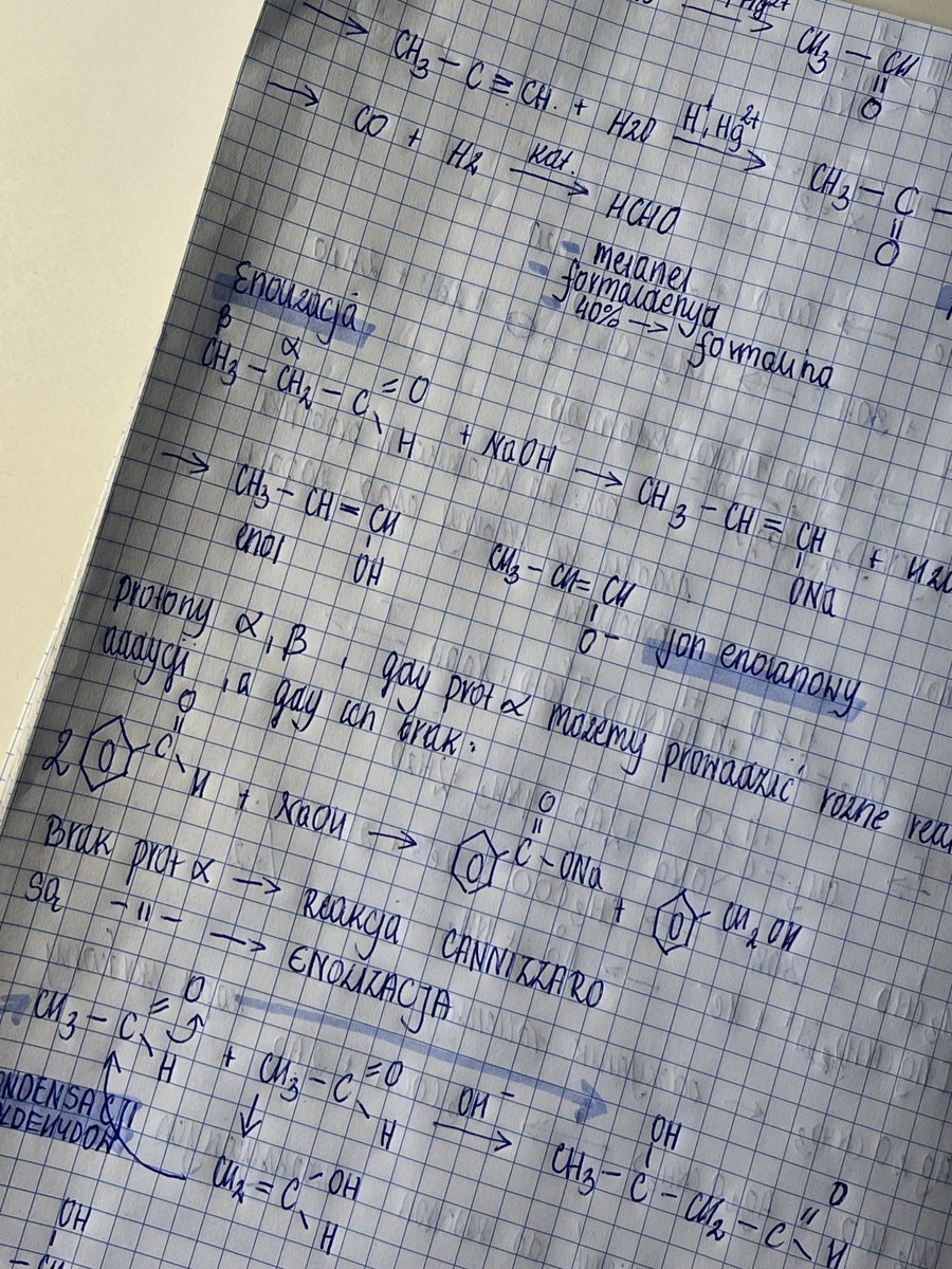 really productive 1,5 hour of chemistry lesson!! 😵‍💫 aldehydes and ketones theory done