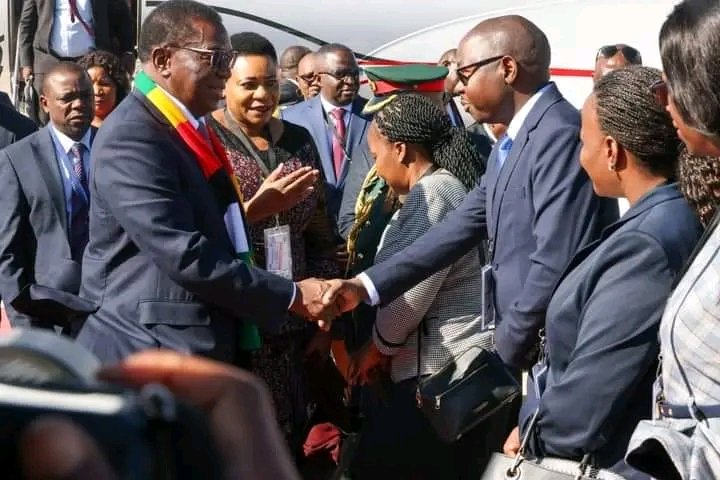 His Excellency, President, Dr E.D Mnangagwa has arrived in Lusaka, Zambia, to attend an extraordinary summit of the SADC Double Troika.