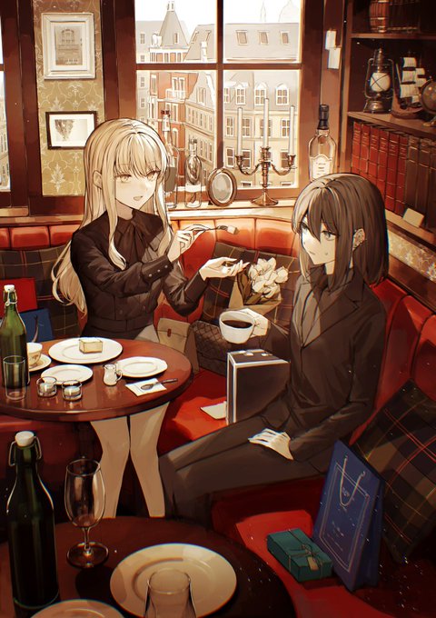 「2人の女性 写真の絵」のTwitter画像/イラスト(新着)