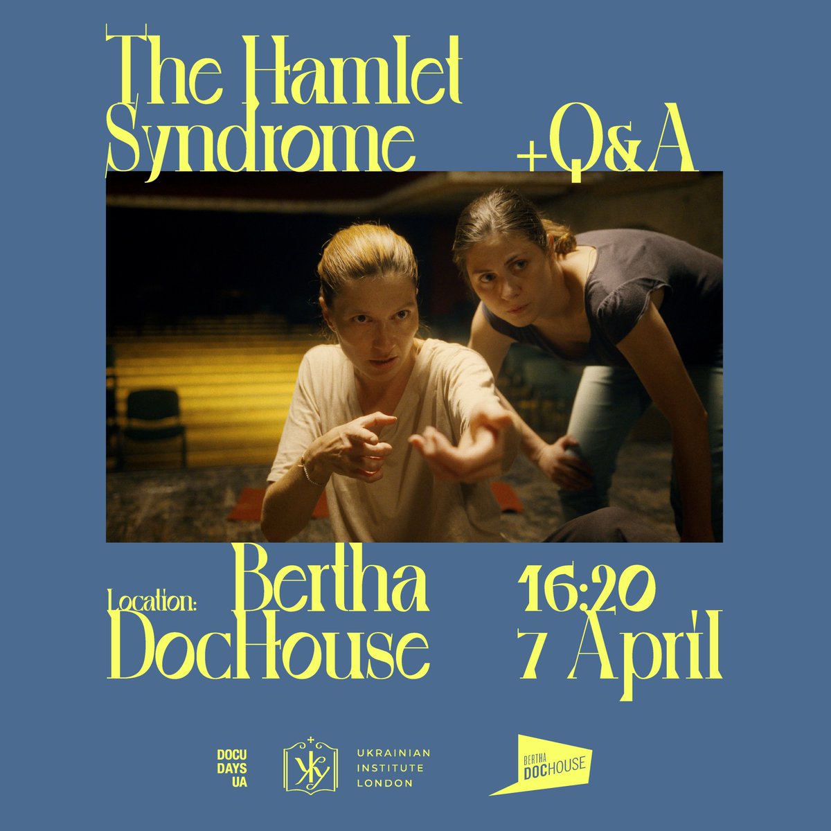 Together with Ukrainian Institute London we present People Power, a three-day celebration of Ukrainian cinema 💛 5 — 7 April, Bertha DocHouse. Info + tickets: dochouse.org/ukrainian-seas…