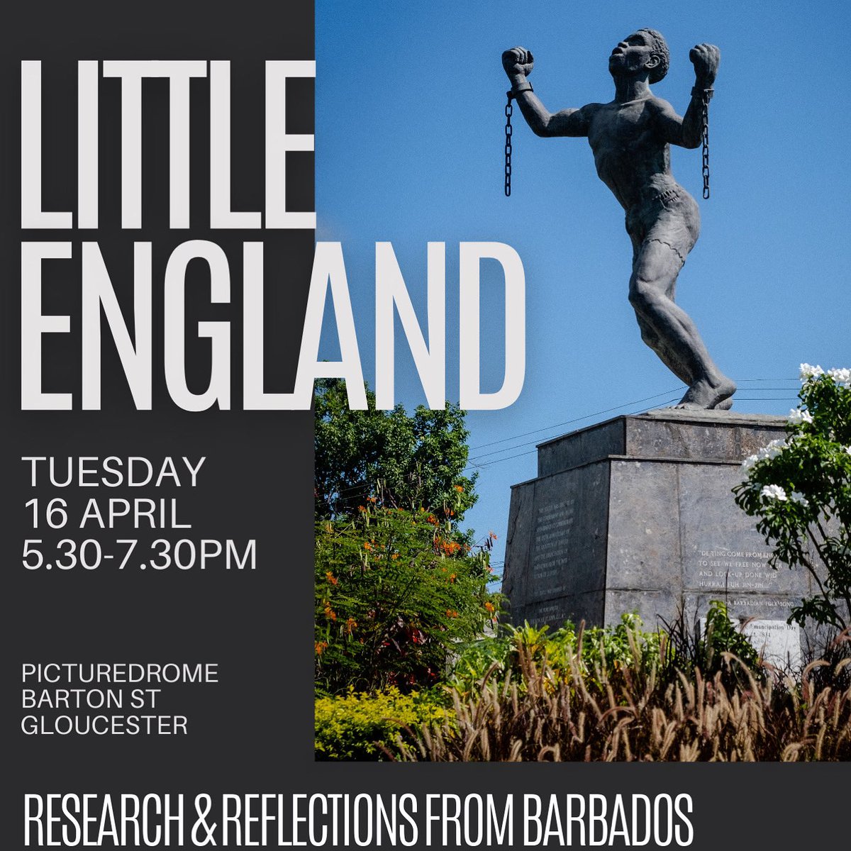 An important project in the making, led by Gloucester artist Rider Shafique &amp; ‘the godfather of black British photography’ Vanley Burke. 

Free ‘Work in progress’ event this April. Booking online come soon. 

Save the date: 16 April.