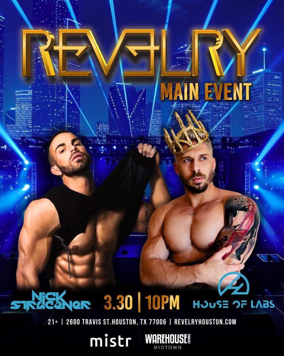 Tonight it’s time to shine in Dallas and then I’ll see you next weekend as I headline the main event for Revelry in Houston! Come and catch me spinning for one of these amazing events! 🎧🕺