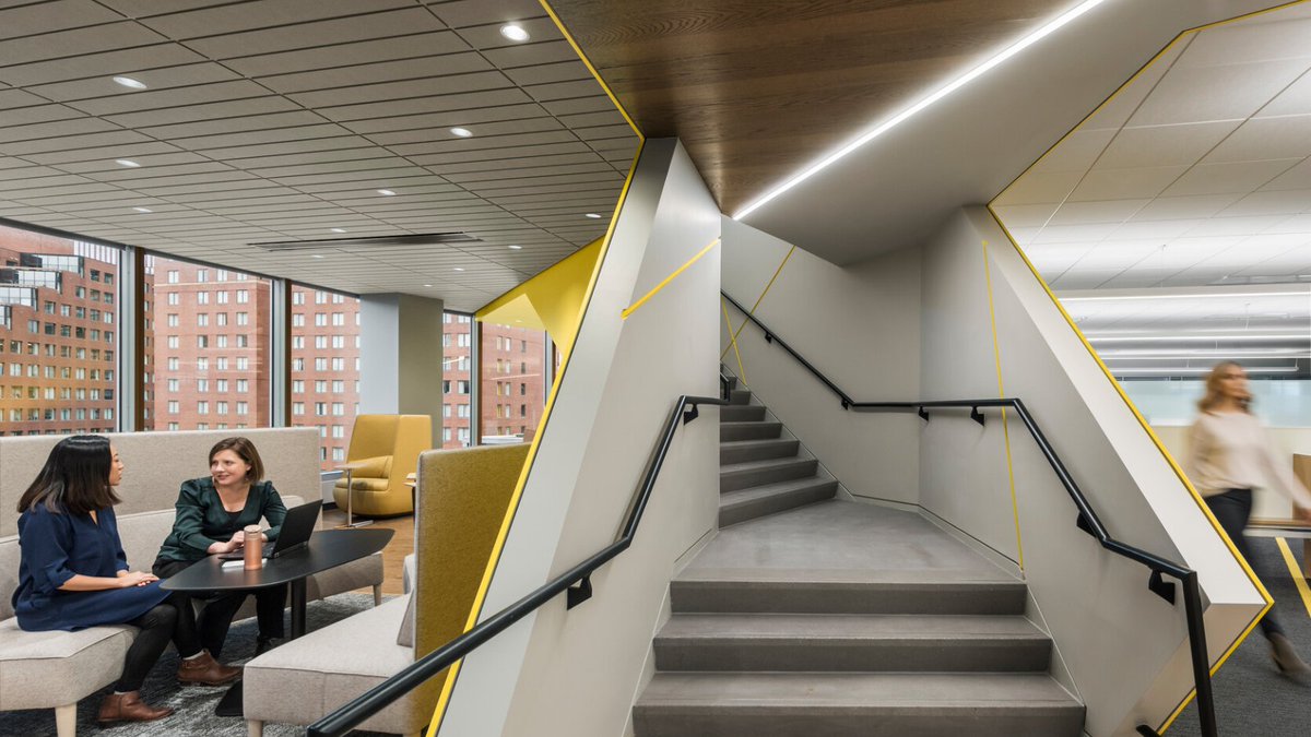 Rockfon® Chicago Metallic® suspension #CeilingSystems have been elevating designs in New York City for decades. Click here to discover why. ow.ly/4xHX50QKl8H #Rockfon #NYCContractors