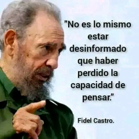 Buenos días cubanos dignos y agradecidos!!! 'En tiempos difíciles es cuando se prueban a las mujeres y los hombres' #FidelPorSiempre Comparto con ustedes las palabras de nuestro Eterno Comandante en Jefe #Fidel pues para mí son como inyección en vena. t.me/A27cuba/772