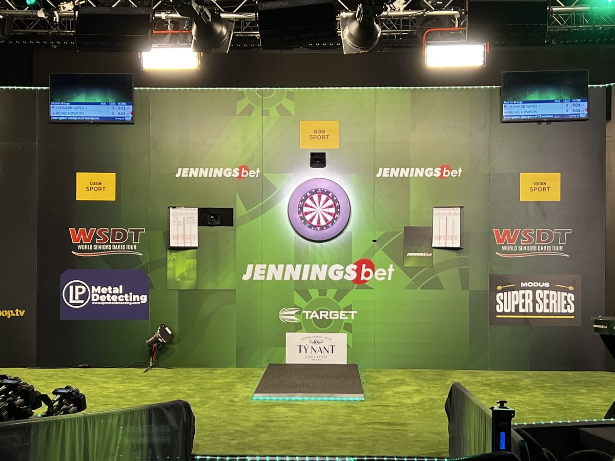 The stage is set 🎯 2 hours until the @jenningsbetinfo Champion of Champions gets underway!