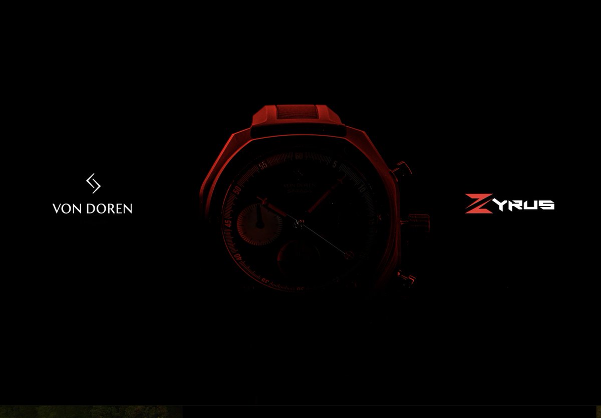 Von Doren and Zyrus Engineering are collaborating on a highly limited carbon chronograph. Only 15 pieces will be made. This project will be released later this year.