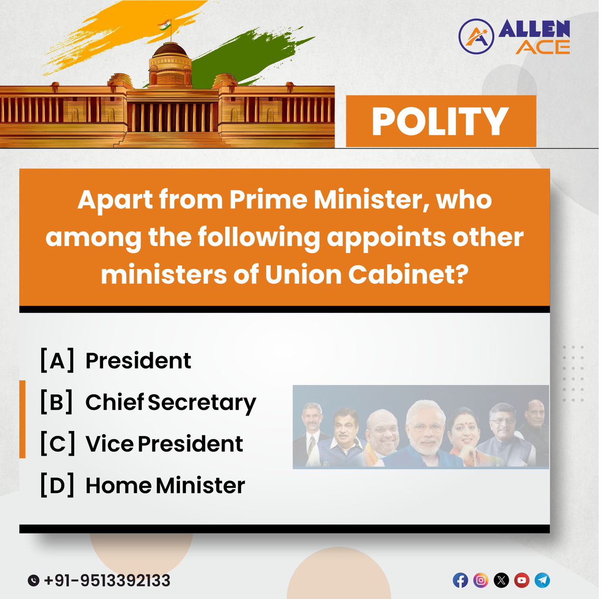✅ Are you aware of Indian Polity?

👉 Share your answer in the Comments and enhance your knowledge for the RAS Exam.

#rajasthanpolity #polity #polityquiz #articles #Constitution #RPSC #rpscexam2023
#ALLENRAS #RASPreparation #RASExam #StatePolity #ALLENACE #Jaipur