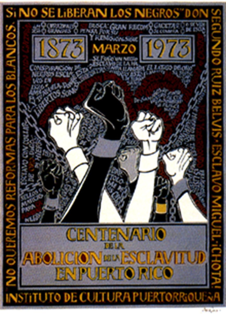 #OTD  Mar 22, 1873: Enslavement is abolished enslavement in Puerto Rico. The owners were compensated with 35 million pesos per enslaved person, who were required to continue working for 3yrs. Indemnity bond paid as compensation to former owners as compensation.
#History