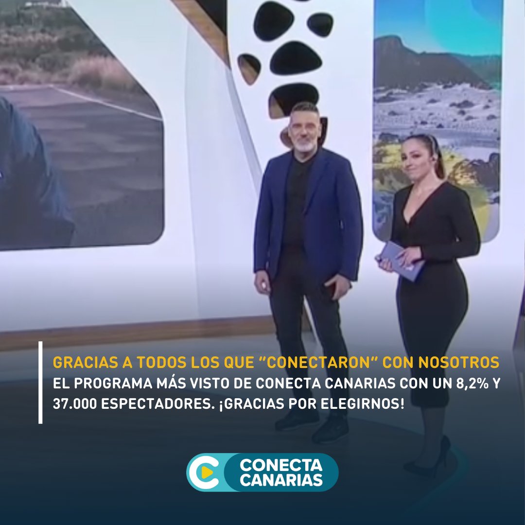 ¡Gracias a todos lo que conectaron con nosotros! 📺

Ayer registramos nuestro programa más visto, alcanzando un 8,2% y un 37.000 espectadores. ¡Muchas gracias por elegirnos! 👏

Te esperamos todas las tardes de lunes a viernes a las 17:30 en <a href="/RTVCes/">RTVC</a>, para contarte la actualidad.